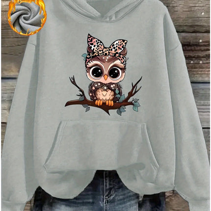 Basic Polyester Hoodie Alphabet Print 100_ Polyester Women Autumn and winter  Comfortable Pullover Crewneck Loose Female Clothes