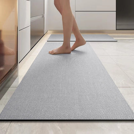 Simple Diatomaceous Earth Kitchen Mat Long Strip Restaurant Soft Mat Household Non-slip Mat Bathroom Absorbent Mat Doormat