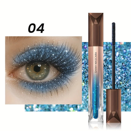 1pc Colored Mascara, Pearlized Fine Shimmer, -Easy to Apply, Non-Clumping, Volumizing, Lengthening & Curling Mascara