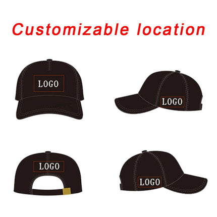 Custom Baseball Caps Men Women Vintage Dad Hat Embroidery or Print DIY Team Logo Snapback Cap Hip Hop Hat Adjustable Trucker Hat