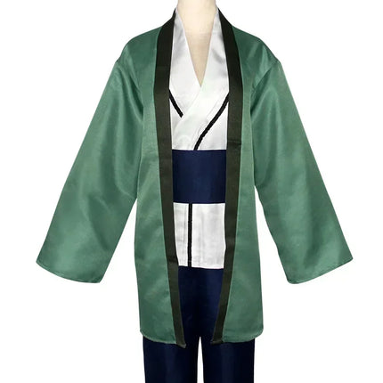 2025 Anime Kimono Tsunade Cosplay Costumes Tsunad Wigs Green Gamble Mother in law Cosplay Uniforms Halloween For Men Women