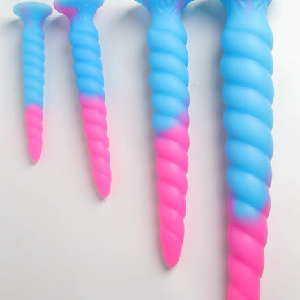 Luminous Anal Sex Toys Long Anal Plug Dildos Huge Butt Plugs for Women Men G Spot Prostate Massager Gay Anus Dilator Masturbator