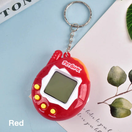 electronic keychain Toy Electronic Animals Kid Play Game Boy Pixel Pendant Virtual Cyber Digital Animals Toys