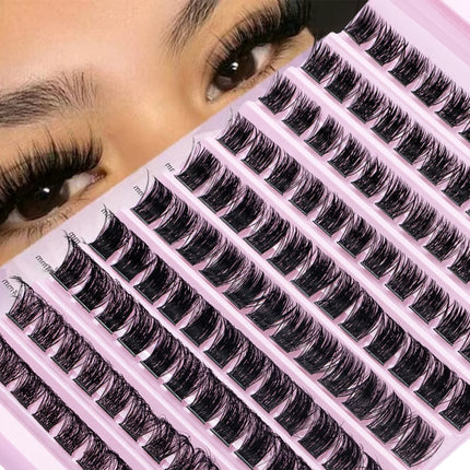Lash Clusters 8-16mm 3D Cluster Lashes Natural Look Soft Mix Length DIY Eyelash Extension Volume Individual Lashes