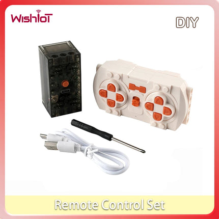 Remote Control Set Rechargeable Battery Box APP Speed Control Program PF Building Blocks MOC Modification Bricks