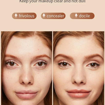 TVLV eraser foundation make-up stick 20g,with brush to brighten skin liquid foundation,non-marking,long-lasting makeup concealer
