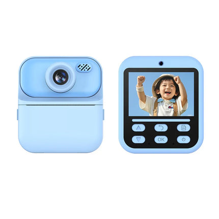 24 Inch HD Screen Thermal Print Camera Dual Lens with Print Paper Mini Instant Print Toys With Hanging Straps