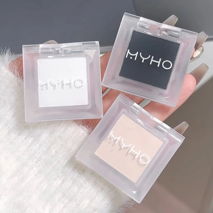 Monochrome Matte White Eyeshadow Primer Makeup Lasting Smooth Easy To Wear Naturally Brighten Silkworm Eye Shadow Palette