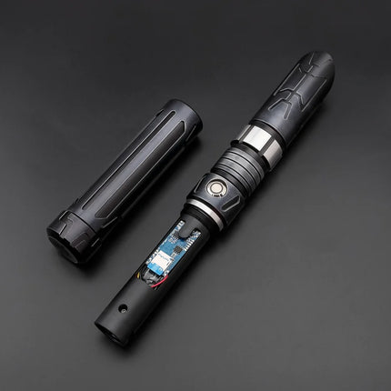 TXQSABER Heavy Dueling Smooth Swing Customized Pixel Lightsaber 1 inch Blade 12 Colors Cosplay Blaster Laser Sword Kids Toys