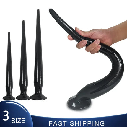 Long Anal Plug Dildo Super Soft Flexible Butt Plug Prostate Massage Anal Dilator Long Dick Ass Sex Toys For Men Women Couples