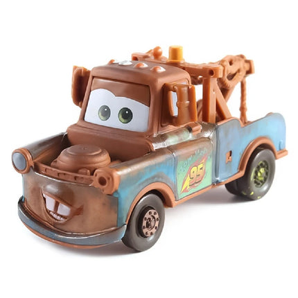 Mini Cars 3 2 Pixar Sheriff Lightning McQueen Lizzie Mater Sally Chick Hicks King Fritter Dinoco Diecast Metal Children Toy Gift