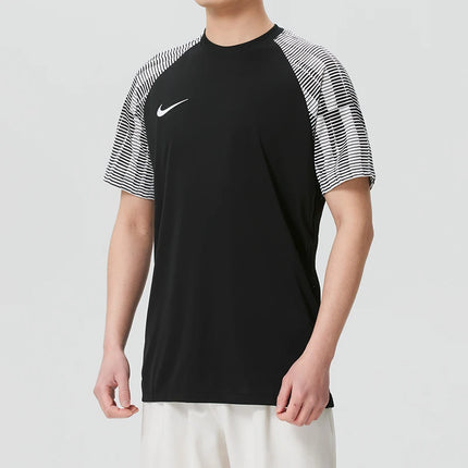 Nike Men's T-Shirt Sportswear Moisture-Wicking Quick-Drying Running Fitness Breathable Color-Blocking Round Neck Short-Sleeved Ib8761-010