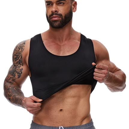 Men Body Shaper Slimming Compression Vest Undershirt Sexy Waist Trainer Tank Top Belly Control Workout Weight Loss Shapewear