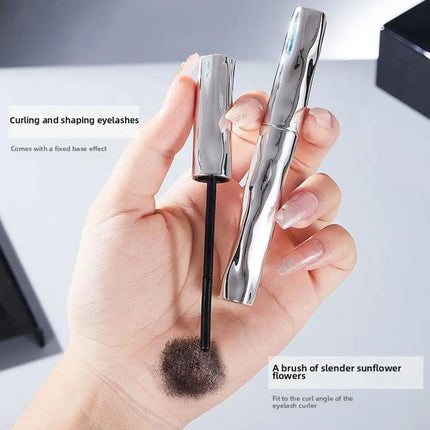 Zkyo Metal Iron Brush Mascara Primer Long-Lasting Curl, Waterproof & Sweat-Resistant Women's Thickening Lengthening Eye Makeup