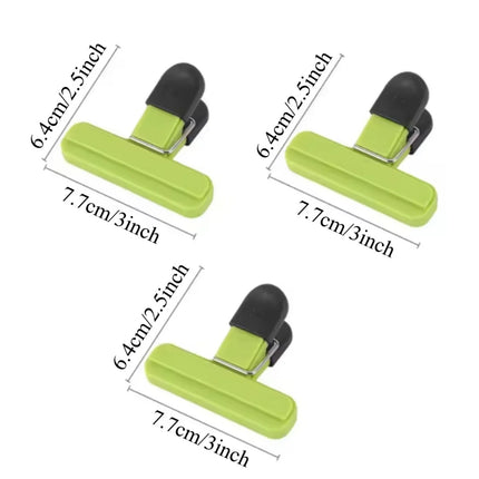 3-12PCS Multi Purpose Sealing Clip Durable Kitchen Snack Holder Food Bag Clip Storage Organizer Moisture-proof And Leak Proof