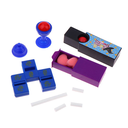 1Pc Funny Gadgets Kids Toys Changeable Magic Box Puzzle Interaction Close-Up Magic Props Tricks Classic