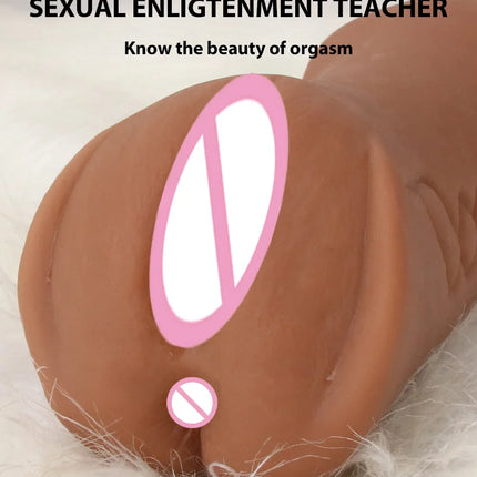 Male Masturbator 3 In 1 Realistic Vagina Sexy Toys For Men Pocket Pusssy Pussy Blowjob Masturbation No Vibrator Adults Sex Goods