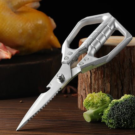 High Quality Multifunctional Kitchen Scissors Chicken Bone Scissors Fish Scale Scraper Bottle Opener Walnut Clip Kitchen Knife
