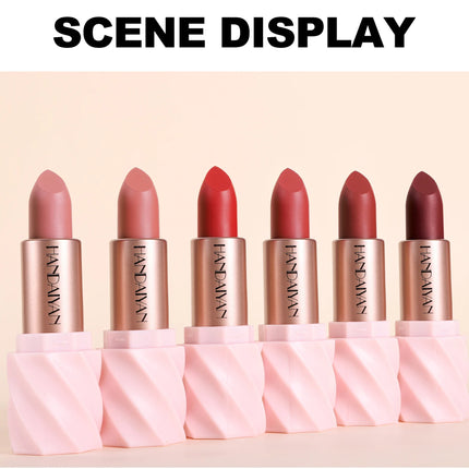 Matte Velvet Lipstick Ice Cream Long Lasting Waterproof Nourishing Moisturizing Highly Pigmented Satin Lip Gloss Non Stick Cup