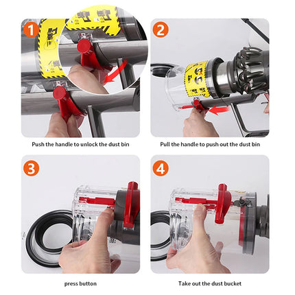 Dust Bucket Is Suitable for Dyson V10 SV12 V11 V15 SV14 SV15 SV22 Vacuum Cleaner Dust Box Vacuum Cleaner Replacement Accessories