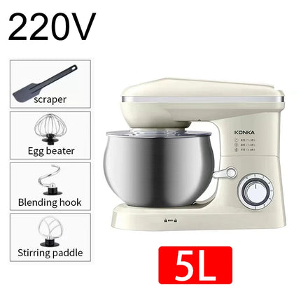 New 2025 Kangjia Chef Machine Home Multifunctional and Noodle Kneading Machine Fully Automatic Egg Beater Mixer 3L Introduction