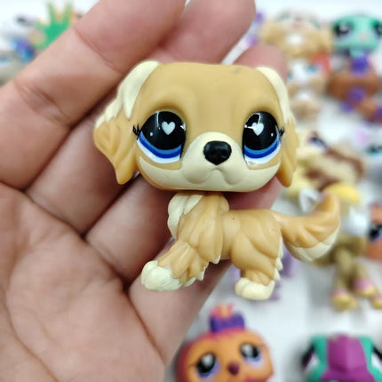 Original LPS Pet Toys Cute Animal Can Shake Head Kitten Collection Toys for Girls Christmas Birthday Gift