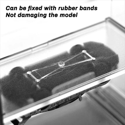 Premium 1/64 Dual-Layer Acrylic Model Car Display Case - Clear Protective Box for Diecast Car Collection, Gift Box (Without car)