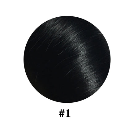 Straight Clip In Human Hair Extensions Natural black 100% Human Hair Set with 18Clips Double Weft Hair Extension for Woman