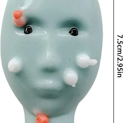 Pimple Popper Fidget Toy with Filler Tools Weird Alien Design Stress Relief Squeeze Toys for Adults Reusable Anxiety Reducer