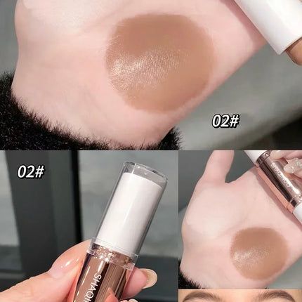 2 in 1 Dual Head Highlighting&Bronzer Stick Face Brightening Shaping Concealer Pencil Corrector Nose Shadow Contouring Cosmetics