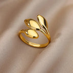 9 / Diameter 17mm / Gold color