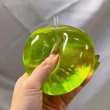 Green Apple Blue Maltose Squishy Toys Anti Stress Sensory Fidgets Toy for ADHD Autism Slow Rebound Squeeze Toy for Adults Kids