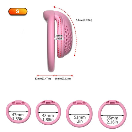 ABS Male Chastity Cage Lock Rings Penis Lock Catheter Plug BDSM Erotic Urethral Lock Bondage Adult Sex Toys Sexy Accessories Hot