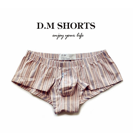 Hot unique Original Design Funny Striped Underwear men Cotton Breathable Boxer Shorts Male Cartoon Underpants