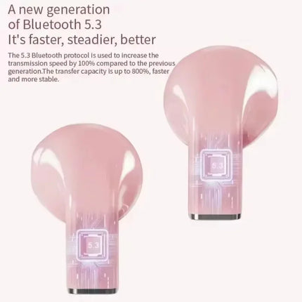 2025 Rotatable Love Heart Shaped Charging Case Low Latency Headphones NEW K520 Wireless Stereo Earbuds EarphoneFor Phone Tablet