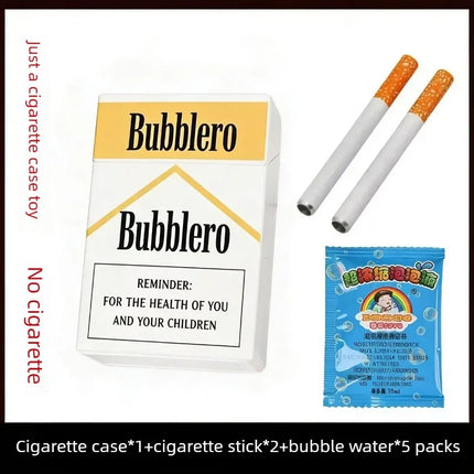 Simulated Toy Bubble Cigarette Box Creative and Funny Adult Decompression Cigarette Bubble Prank Abstract