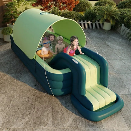 Summer Outdoor Inflatable Toys Pool Household Fully Covered Sunshade Swimming Pool Family Interactive Inflatable Toys Model