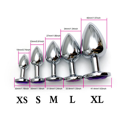1pcs Anal Plug 5 Size beginner to expert Butt Plug Stimulator Anal anal massage dilatancy toys g-point massage sexual wellness