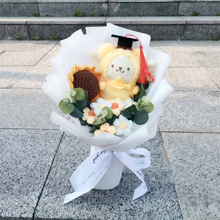 Graduation Gift Kuromi Hello Kitty Bouquet My Melody Cinnamoroll With Sunflower Christmas Valentine's Day Birthday Gift