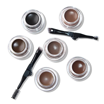 IMAGIC Professional Eye Brow Tint Makeup Tool Waterproof Brow Cream 6 Color Black Brown Eyebrow Gel With Brow Brush