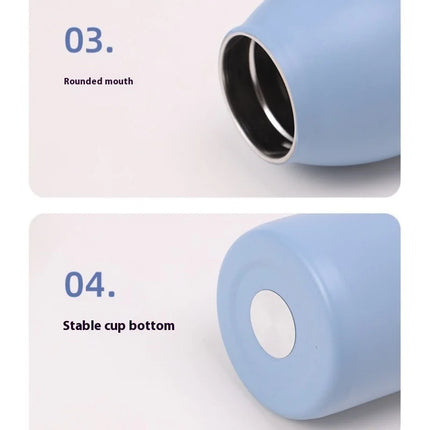 18oz/24oz Portable Thermos Cup Vacuum Cup Stainless Steel Vacuum Flask Cold&Hot Sport Pot Car Cup Travel Mug Insulated Cup
