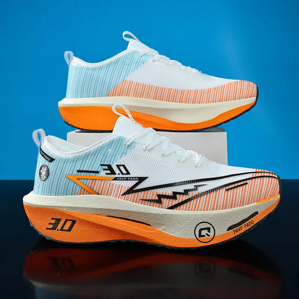 Men Running Shoes Carbon Board Marathon Speciality Sports Breathable Lightweight Women's Comfortable Athletic Sneakers