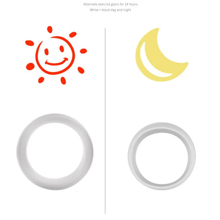 2PCS Silicone Male Foreskin Corrector Resistance Ring Delay Ejaculation Penis Rings Sex Toys for Men Daily/Night Cock Ring