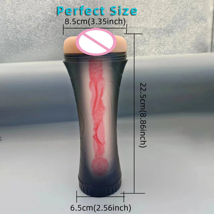 Realistic Vagina Male Masturbator TPE Soft Tight Pussy Erotic 18+ Adult Toys Sex Toys For Men Masturbatings machine Sex shop