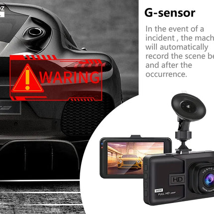 XUSHIDZ NEW 1080P HD Dash Camera Loop Recording Car Vehicle DVR Video Recorder Dashcam Night Vision 24h Parking Monitor G-sensor