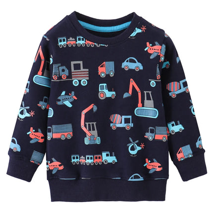 Little maven Baby Boys Clothes Autumn Cotton Tiger Pattern Sweatshirt New Fashion and Comfort Sport wear for Kids 2 to 7 years