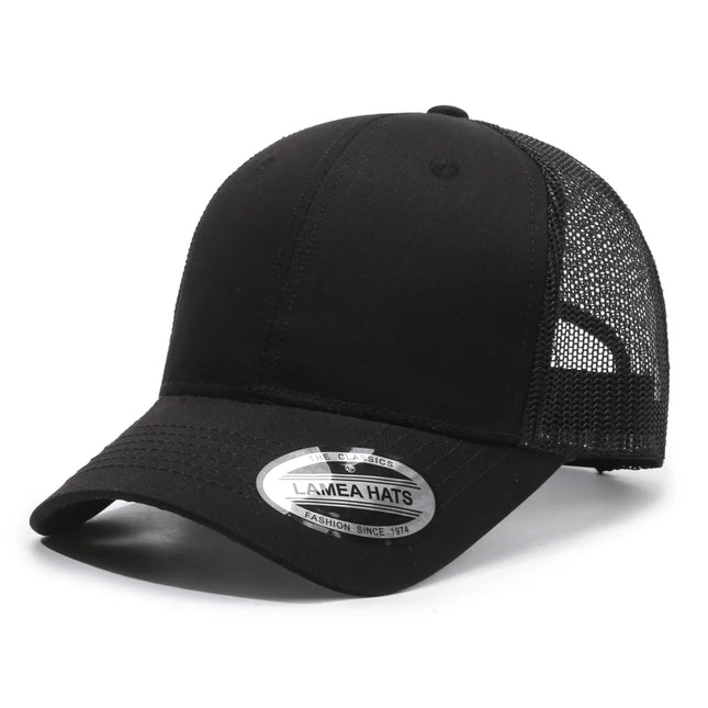 Custom Logo Solid Color Baseball Cap Men And Women Richarson 112 Mesh Fitted Fashion Trucker Hat Hip Hop Curved Brim Snapback
