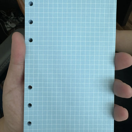 2026 40Sheet Kawaii A5 A6 Loose Leaf Notebook Refill Spiral Binder Index Paper Inner Pages Daily Planner Line Grid Blank Agenda