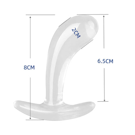 Unisex TPE Thumb Anal Butt Plug 3-Piece Set Prostate Massage Insert G-Spot Wearable Stimulation Sex Toy for Adults Men Women