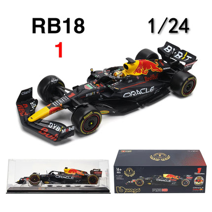 Bburago 1:24 2022~2024 F1 serie various style Red Bull RB19 Gran Premio de Austin SF23 W14 precision model car collection gift